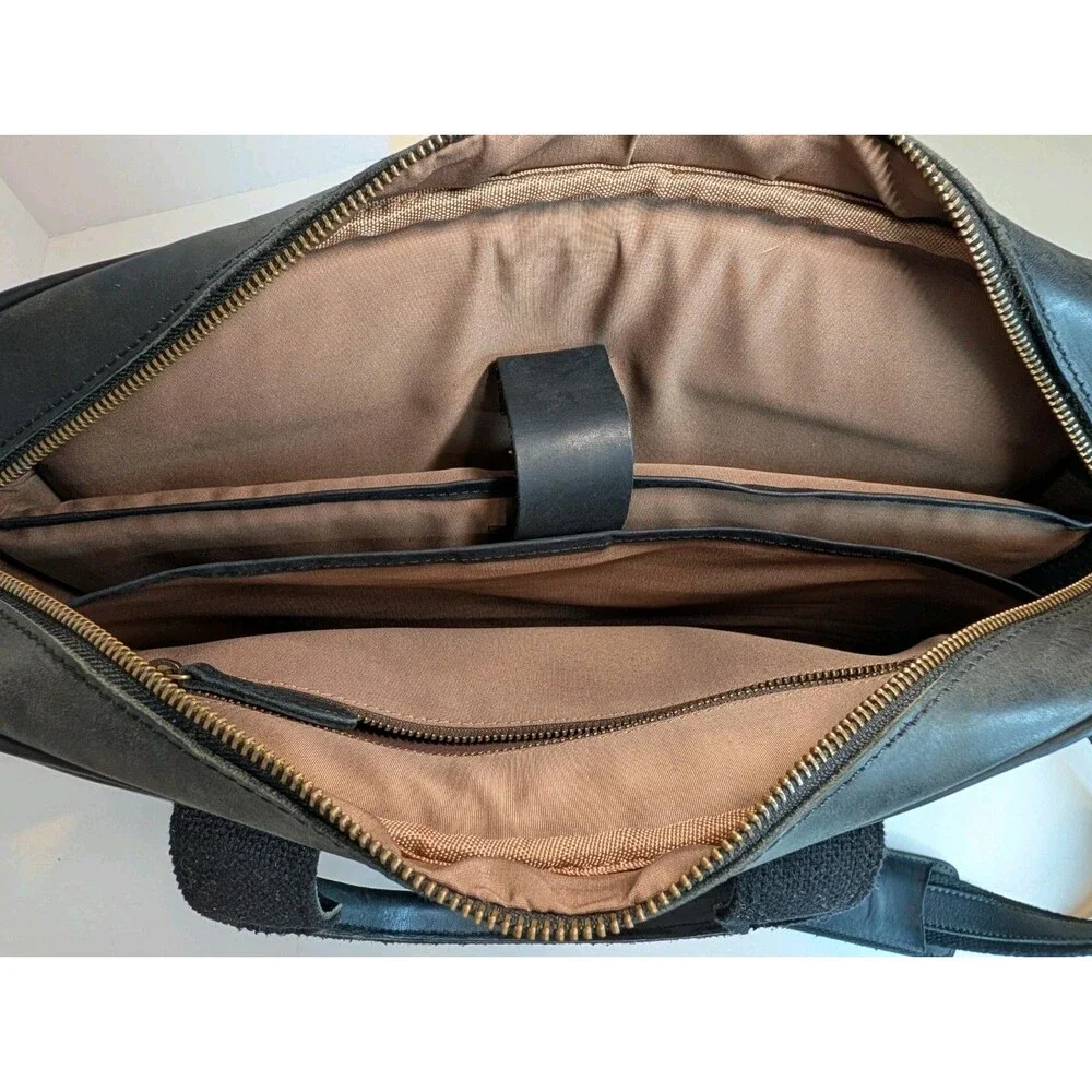 Luxorro Large Leather Briefcase 15